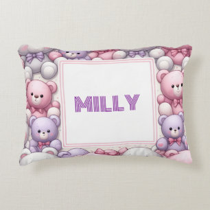Comfy Teddy cuddles Accent Pillow