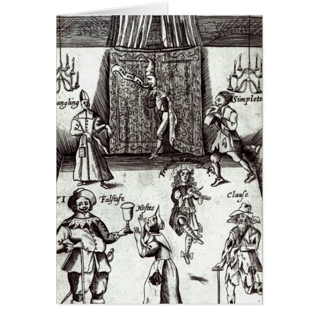 Comic Actors in Performance, 1662 (Front)