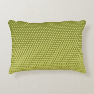 Comic background. Halftone dotted retro pattern wi Accent Pillow