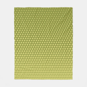 Comic background. Halftone dotted retro pattern wi Fleece Blanket