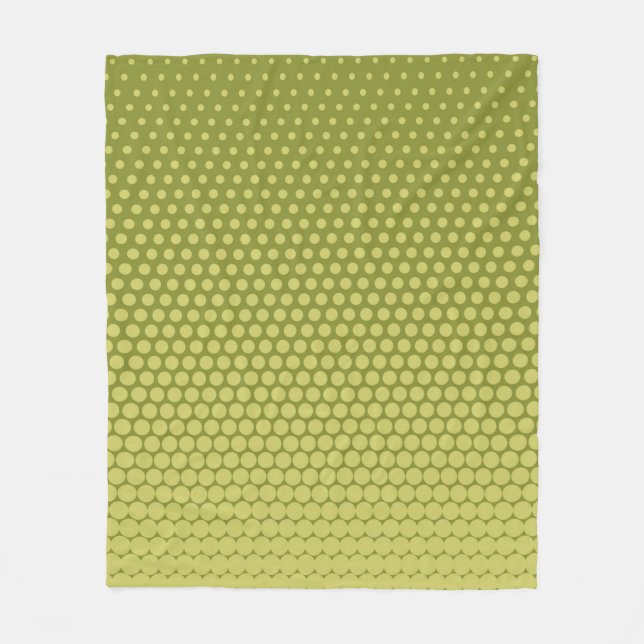 Comic background. Halftone dotted retro pattern wi Fleece Blanket (Front)
