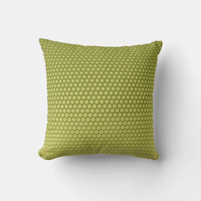 Comic background. Halftone dotted retro pattern wi Throw Pillow (Front)