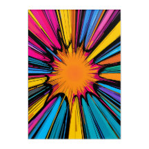 Comic Bold Abstract Design