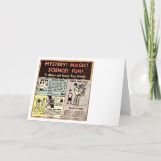 Comic Book Ad - Greeting Card