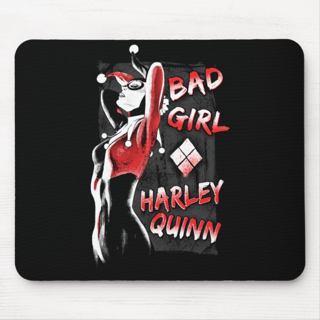 Comic Book Antihero Bad Girl Performance Mouse Pad (Front)