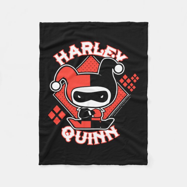 Comic Book Antihero Chibi Performance Fleece Blanket (Front)