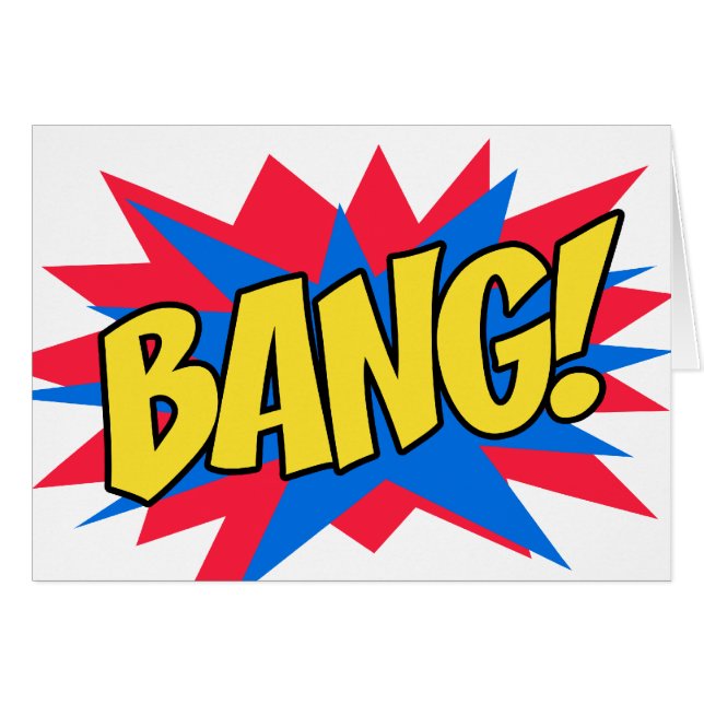 Comic book BANG (Front Horizontal)