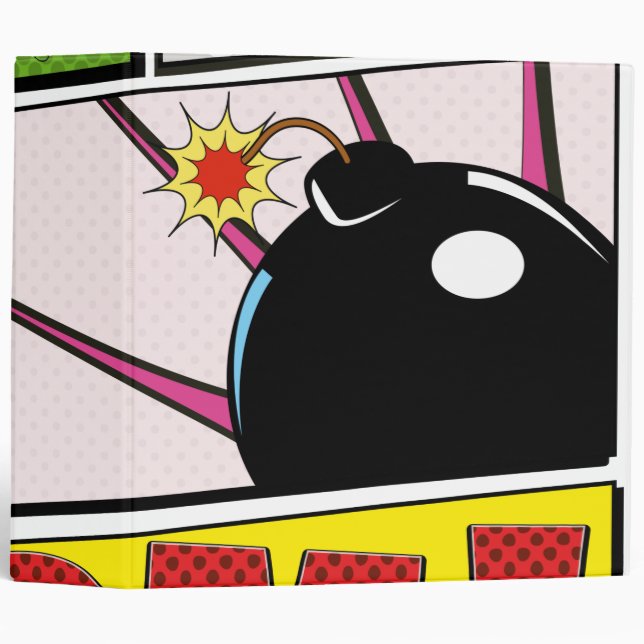 Comic Book cartoon fonts! Binder (Front/Spine)