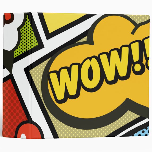 Comic Book cartoon fonts! Binder (Front/Spine)