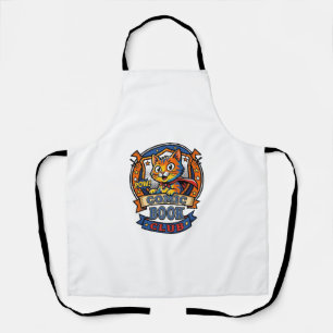 Comic Book Cat Cat Mom Gift Idea - Comic Book Cat  Apron