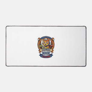 Comic Book Cat Cat Mom Gift Idea - Comic Book Cat Desk Mat