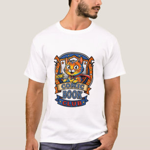 Comic Book Cat Cat Mom Gift Idea - Comic Book Cat T-Shirt