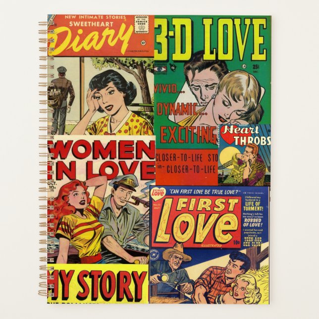 Comic Book 💥 Classic Love Collage Mariage (Devant)