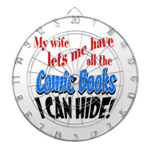 Comic Book Collecting Dartboard
