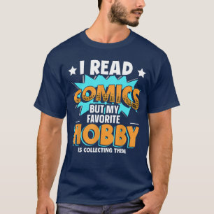 Comic Book Collection Design for a Comic Collector T-Shirt
