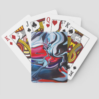 Comic book inspired playing cards