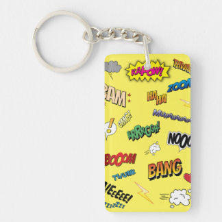 Comic Book Keychain