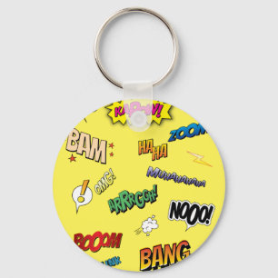 Comic Book Keychain
