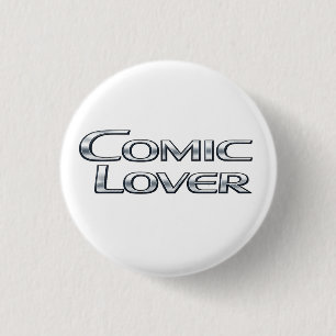 Comic Book Lover Bold Design01 1 Inch Round Button