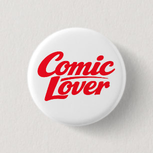 Comic Book Lover Bold Design 1 Inch Round Button