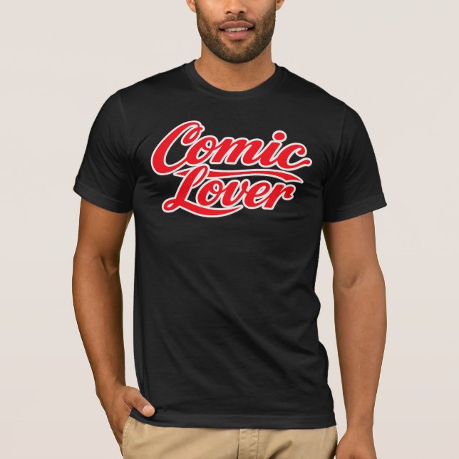 Comic Book Lover Bold Design 2 T-Shirt (Front)