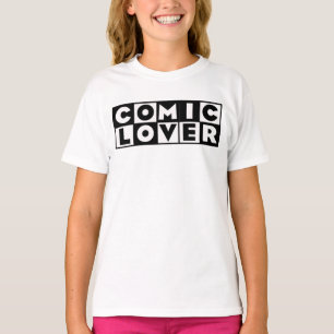Comic Book Lover Bold Design T-Shirt
