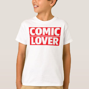 Comic Book Lover Bold Design T-Shirt