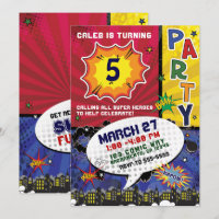 Comic Book Pop Art Birthday Party