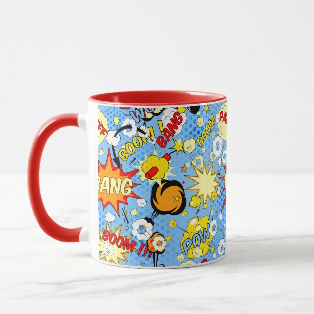 Comic Book Pop Art Mug (Left)