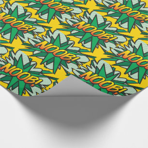 Comic Book Pop Art NOOB! Wrapping Paper