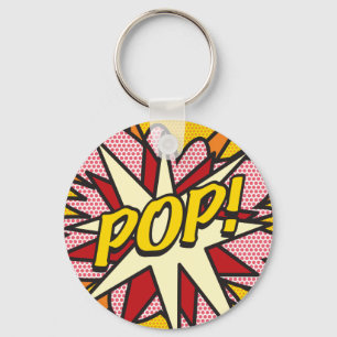 Comic Book Pop Art POP! Keychain
