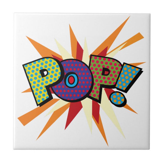 Comic Book Pop Art POP! Tile (Front)