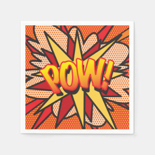 Comic Book Pop Art POW! Napkin