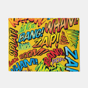 Comic Book Pop Art Sounds Doormat