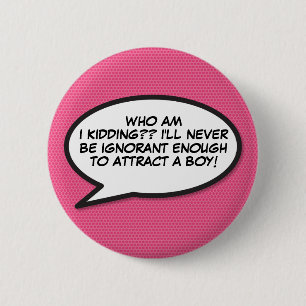Comic Book Pop Art Speech Bubble 2 Inch Round Button