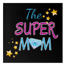 Comic Book Pop Art Superhero Mom Mother's Day