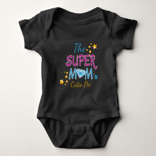 Comic Book Pop Art Superhero Mom Mother's Day Baby Bodysuit