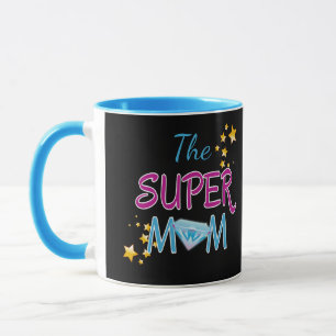 Comic Book Pop Art Superhero Mom Mother's Day Mug
