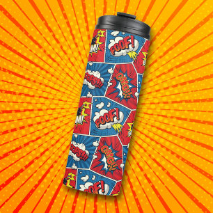 Comic Book Pop Art  Thermal Tumbler