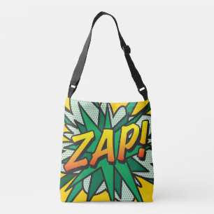 Comic Book Pop Art ZAP! POW! Crossbody Bag