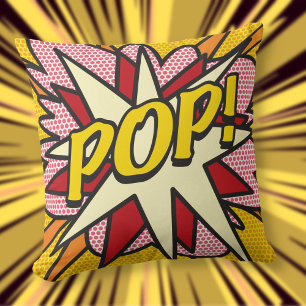 Comic Book POP! Throw Pillow