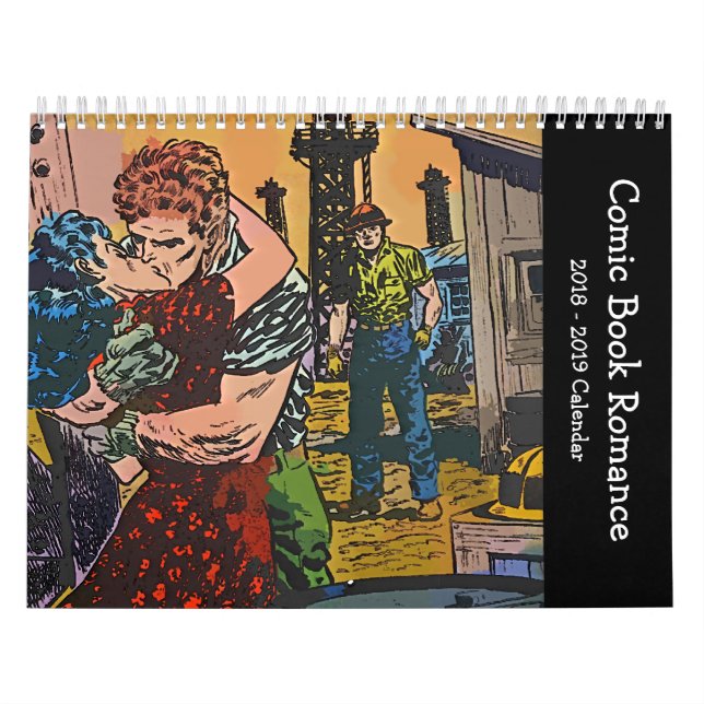 Comic Book Romance 2018 Calendar (Cover)