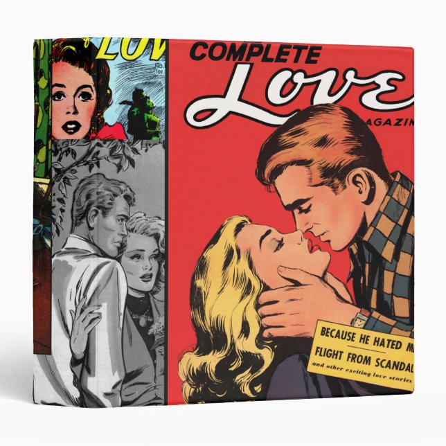 Comic Book Romance Binder (Front/Spine)