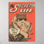 Comic Book Romance My Secret Life 22 Poster<br><div class="desc">Retro comic book pop art. Bright and vivid print!</div>