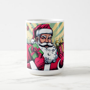 Comic book Santa/Christmas  Coffee Mug