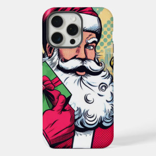 Comic book Santa/Christmas iPhone 15 Pro Max Case