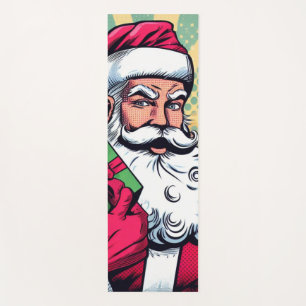 Comic book Santa/Christmas Yoga Mat