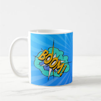 Comic Book Sound Effect: Boom! Action Bubble Coffee Mug