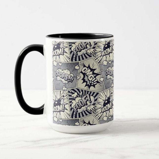 Comic Book Speech Bubble Mug (Left)