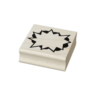 Comic book speech bubble Rubber Stamp